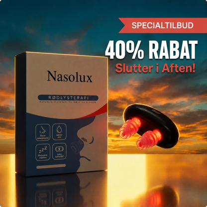 Red light therapy for stuffy nose