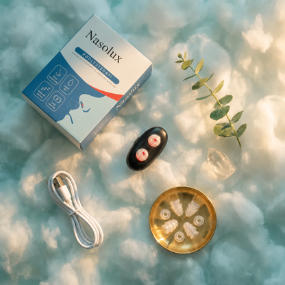 Red light therapy for stuffy nose